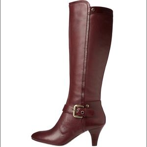 Circa Joan & David Burgundy Carita Boots